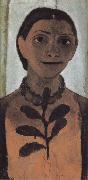 Paula Modersohn-Becker Self-portrait with Amber Necklace china oil painting reproduction